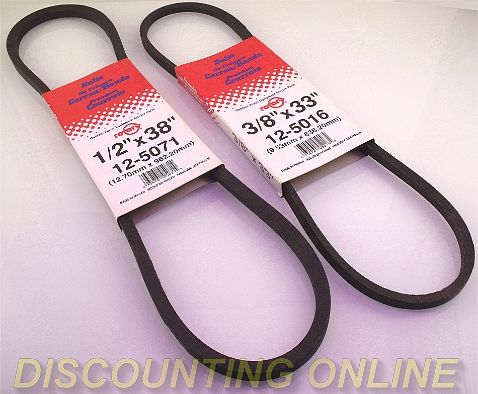 PREMIUM BELT SET FITS MURRAY 579932MA & 585416 SNOW BLOWER 579932