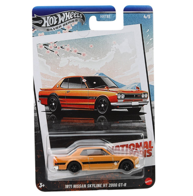 Hot Wheels Silver Series Vintage Racing 1971 Nissan Skyline HT