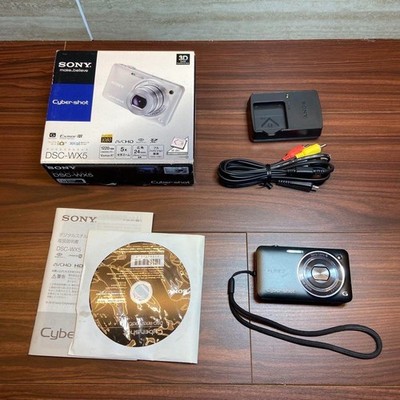 Sony Cyber-shot DSC-WX5 12.2MP Digital Camera - Black for sale