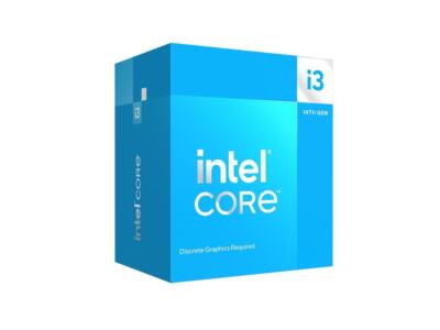 Intel i3 14100F Processor LGA1700 BX8071514100F Black Computer