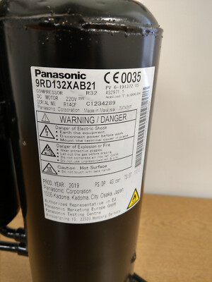 Panasonic Compressor 9RD132XAB21 Scroll CU-FZ50UKE CU-FZ50WKE R32