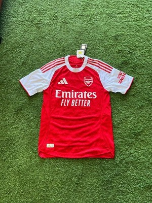 adidas Arsenal Men's Authentic Home Jersey 25/26 - Red/White | eBay