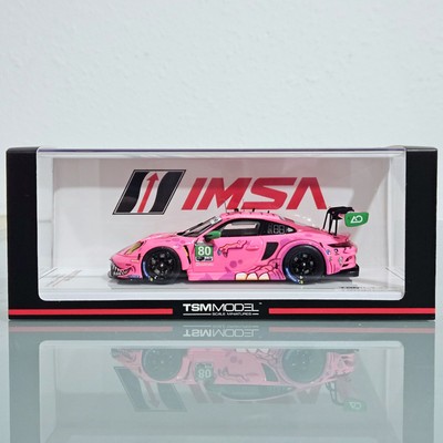 TSM Model 1/43 Porsche ROXY Pink 911 GT3 R #80 AO Racing 2023 IMSA