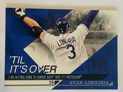 EVAN LONGORIA TOPPS 自筆サイン GAME USED パッチ EVAN LONGORIA