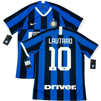 2019/20 Inter Milan Home Jersey #10 Lautaro Martinez Medium Nike