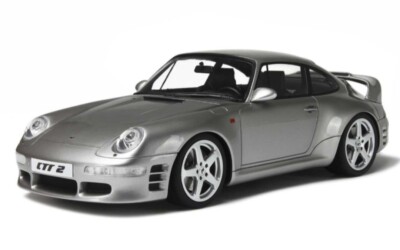 Porsche 911 993 RUF CTR2 Coupe 2-Door 1996 Silver 1:18 GT Spirit