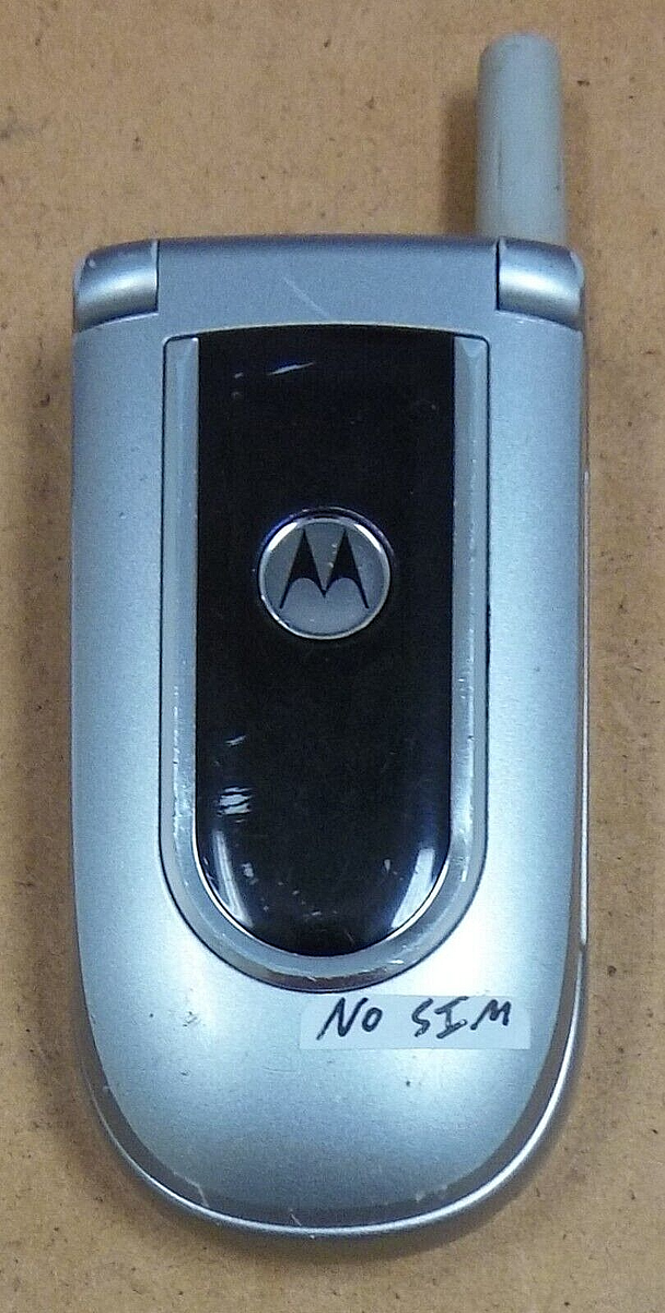 Motorola V series V170 - Silver ( TracFone ) Cellular Flip Phone