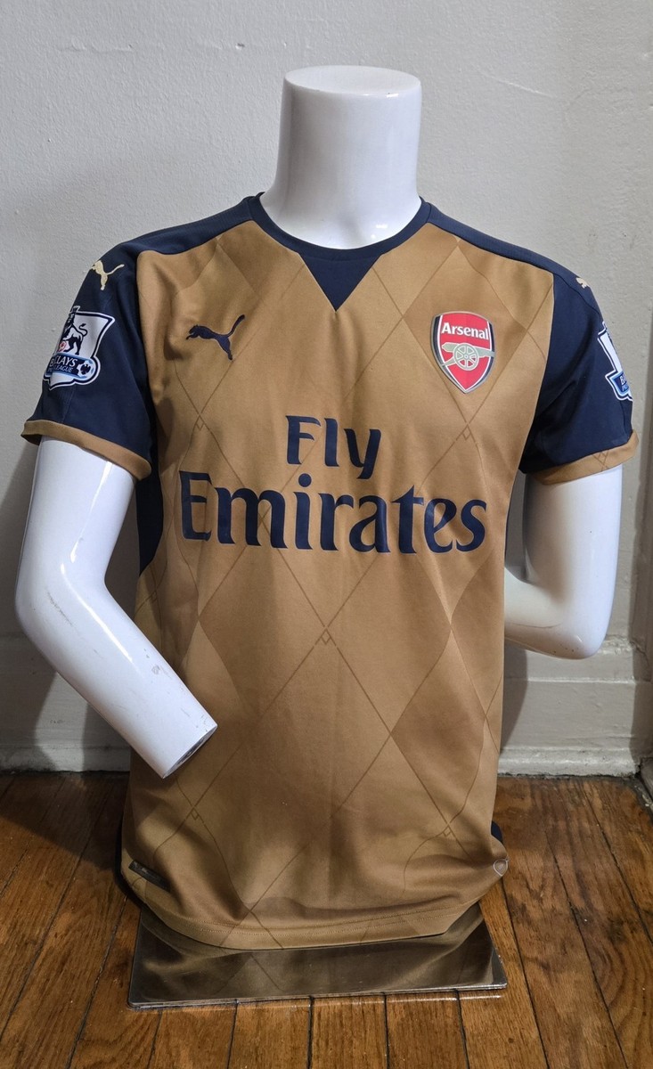 Puma M 2015-16 Arsenal Away Soccer Football Jersey #11 Ozil | eBay