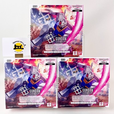 Gundam Card Game GD01 Newtype Rising Booster Box Set x3 BANDAI