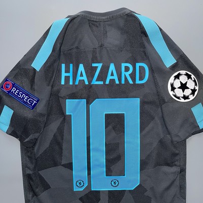CHELSEA NIKE 2017/2018 FOOTBALL THIRD JERSEY #10 EDEN HAZARD SIZE