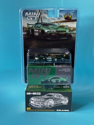 MINI GT NISSAN SKYLINE LB-ER34 AND SKYLINE GTR R34 BRAZIL EVENT
