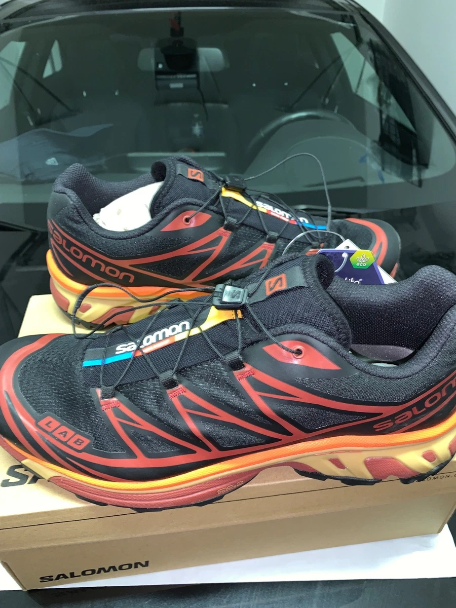 Salomon XT-6 Black Vibrant Orange for sale | eBay