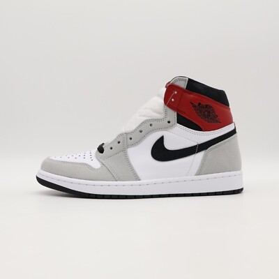 555088-126 Nike Air Jordan 1 High OG Light Smoke Grey Black