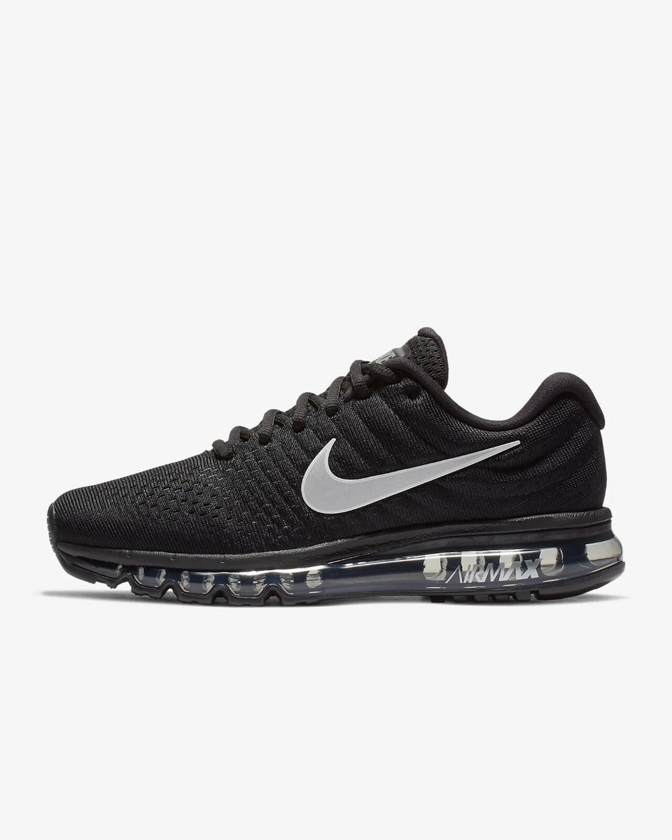 Nike Air Max 2017 Running Shoes Black / White Sz 9.5 849559 001 | eBay