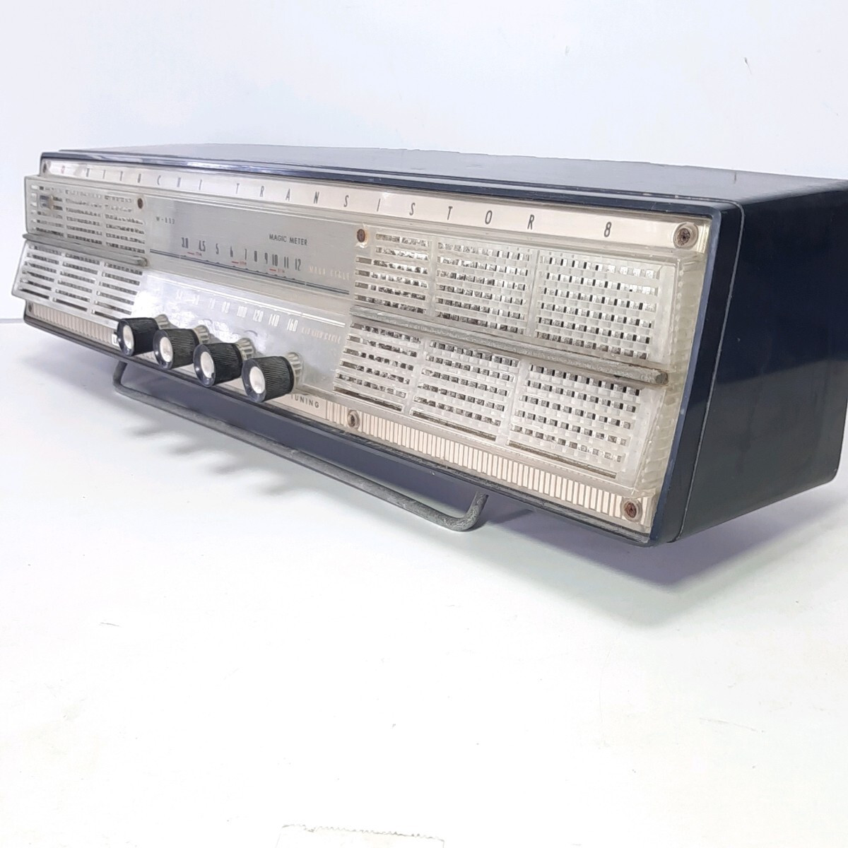 HITACHI Transistor Radio RITA W-832 Blac 1960s American Vintage