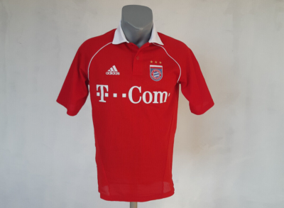 FC Bayern Munchen 2005 Home Jersey #13 Ballack Adidas Red Shirt