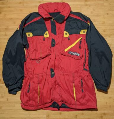 Vintage Spyder XT Tommy Moe Series Red Ski Snowboard Jacket. Size