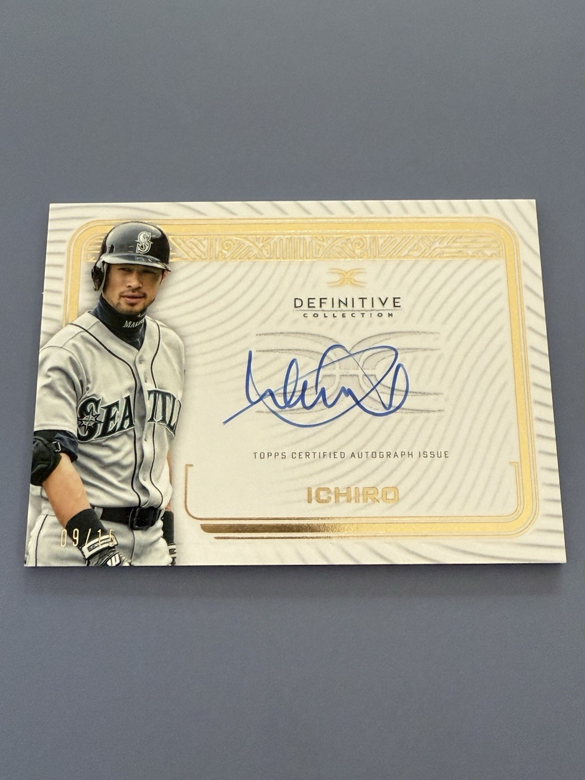 MLB☆イチロー 22 Leaf In The Game Big Ticket 直筆サインカード MLB