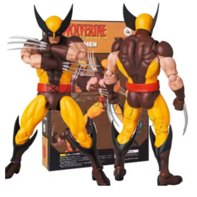 MAFEX No.138 X-MEN Wolverine Brown Suit COMIC Ver Action Figure US