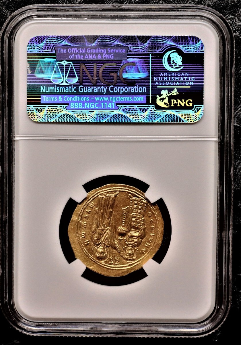 Byzantine Empire Romanus III 1028-1034 AD Nomisma Gold Coin NGC MS