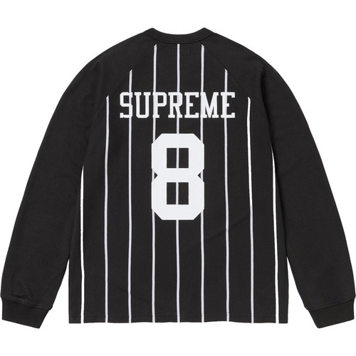 Supreme x GOODENOUGH Thermal Long Sleeve Natural Black/White Size