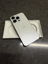 Apple iPhone 15 Pro - 128 GB - White Titanium (Unlocked) for sale