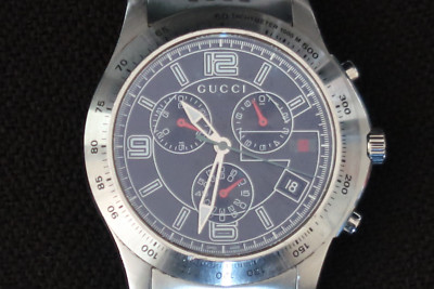 GUCCI 126.2 QUARTZ WRIST WATCH TIMELESS CHRONOGRAPH ANALOGUE