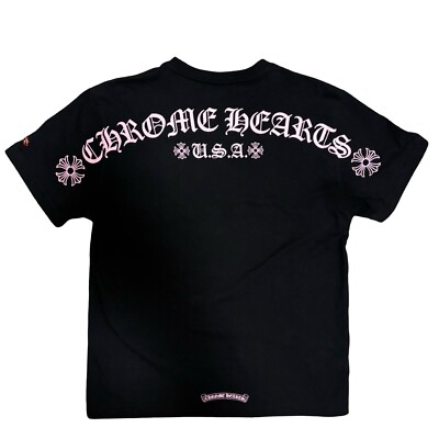 100% Authentic Chrome Hearts Matty Boy Shoulder Logo T-shirt【Size