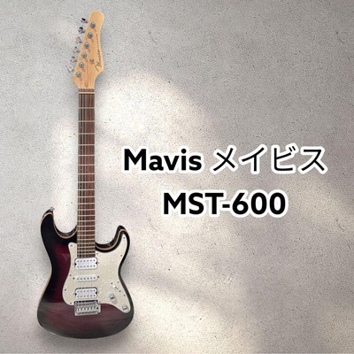 Electric Guitar Mavis MST-600 Maple Red Burst Good Condition | eBay