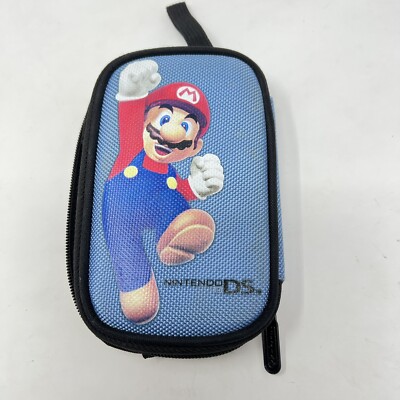 Nintendo DS Super Mario Soft Zipper Carrying Case Blue | eBay