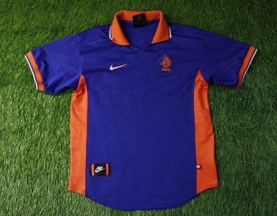 NETHERLANDS TEAM 1997/1998 FOOTBALL MEN SHIRT JERSEY AWAY NIKE
