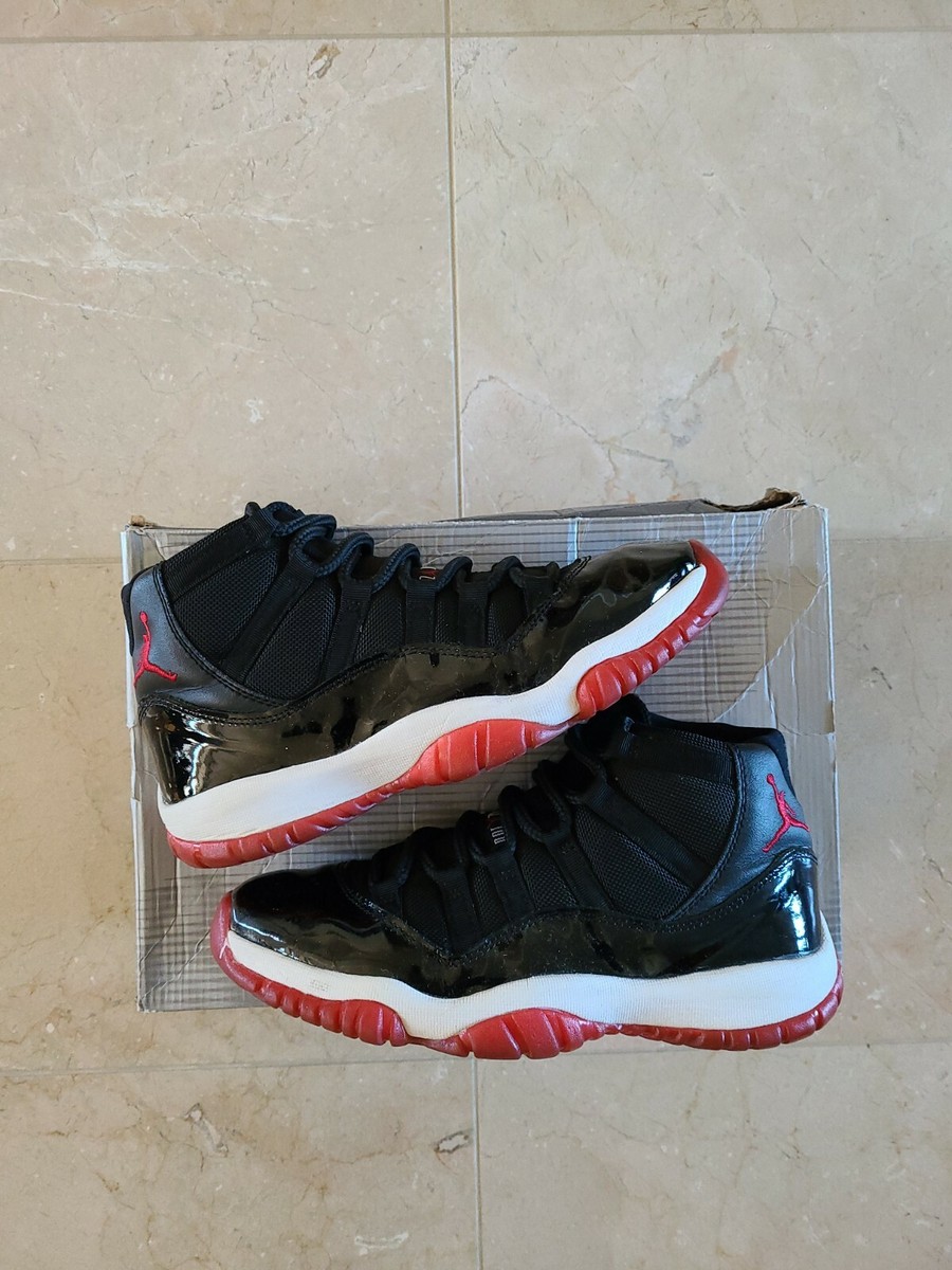 Air Jordan 11 Retro Bred 2001 Playoffs NIKE 1 136046-061 High OG