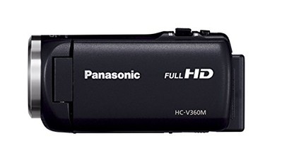 Panasonic HD Camcorder HC-V360M-K 16GB 90X Zoom Black 2.2MP