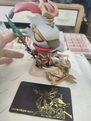 LOL Official League of Legends Mini Statue Pvc Azir Emperor The