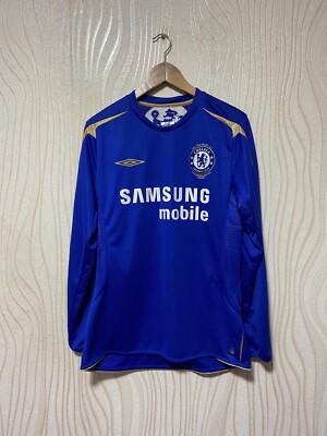 CHELSEA 2005 2006 HOME SHIRT JERSEY UMBRO LONG SLEEVE sz M MEN | eBay