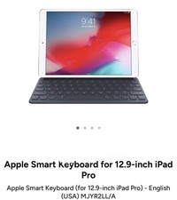 2) Apple Smart Keyboard Folio for 11-inch iPad Pro / A2038 Black