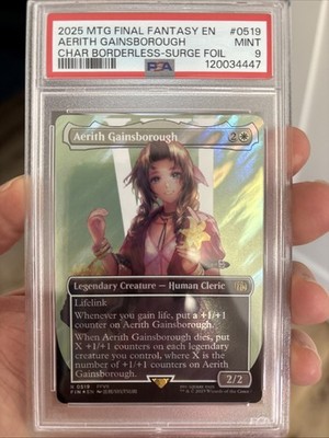 Aerith Gainsborough (Borderless) (Surge Foil) Final Fantasy Foil