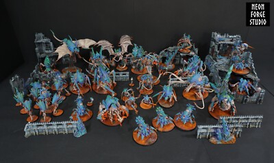 WH40K HUGE Tyranids Army Commission + Terrain Crusher Stampede | eBay