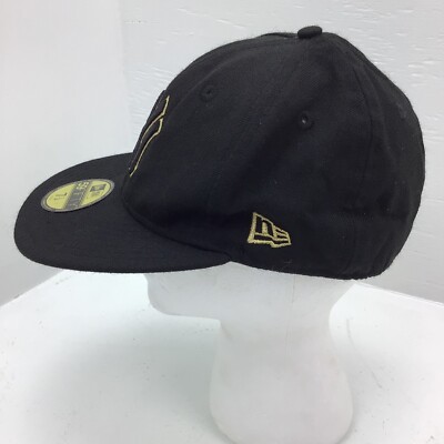 NEW YORK YANKEES NEW ERA 59Fifty FITTED HAT 7 1/8 BLACK RN 11493