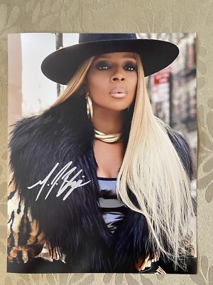 Mary J Blige Signed 8 X 10 Photo COA - | eBay