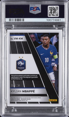 2023 PANINI OBSIDIAN VOLCANIC MAT SIGNATURES EE PURPLE KYLIAN