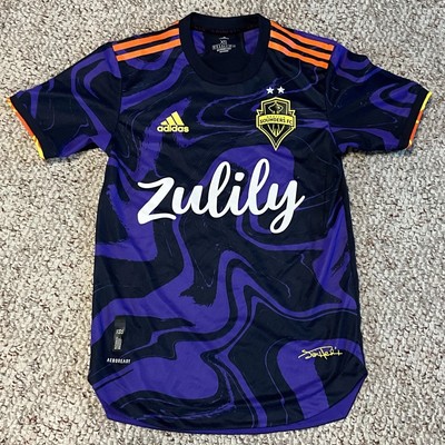 adidas MLS Seattle Sounders FC Zulily Jimi Hendrix Purple Haze
