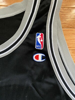 Rare Vintage Dennis Rodman San Antonio Spurs Champion Jersey Sz XL