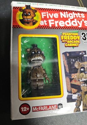 MCFARLANE SET PHANTOM FREDDY ARCADE CABINET # 12663 Five Nights At