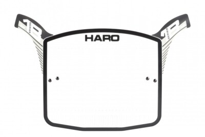 Haro Series 1B Old School BMX Bicycle Number Plate Black/White | eBay