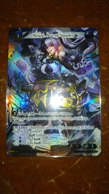 Grand Archive GATCG DTR 1st Noire, Ace Of Spades CSR Unique Norm