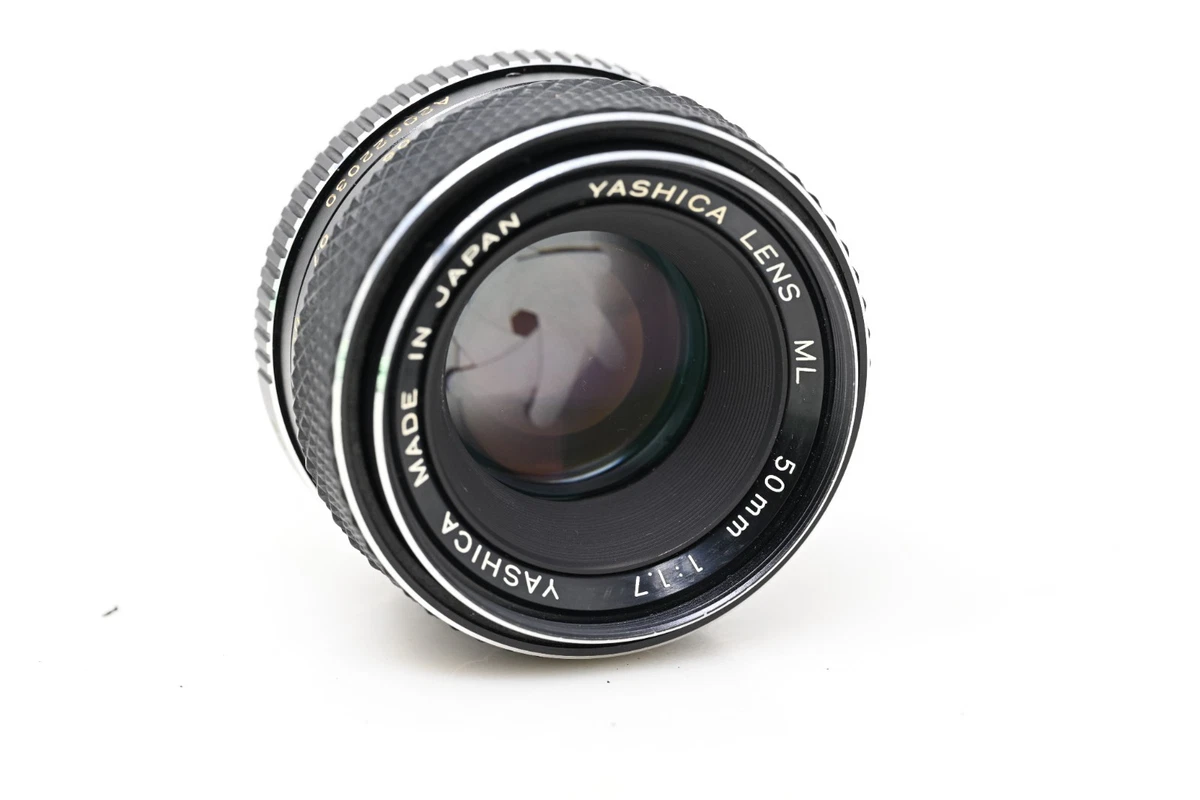 Yashica Camera Lenses 50mm Focal f/1.7 Maximum Aperture for sale