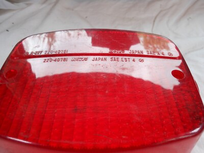 Kawasaki, NOS, Lens, 220-40781, Japan, SAE LST 4, Koito SAE A 4