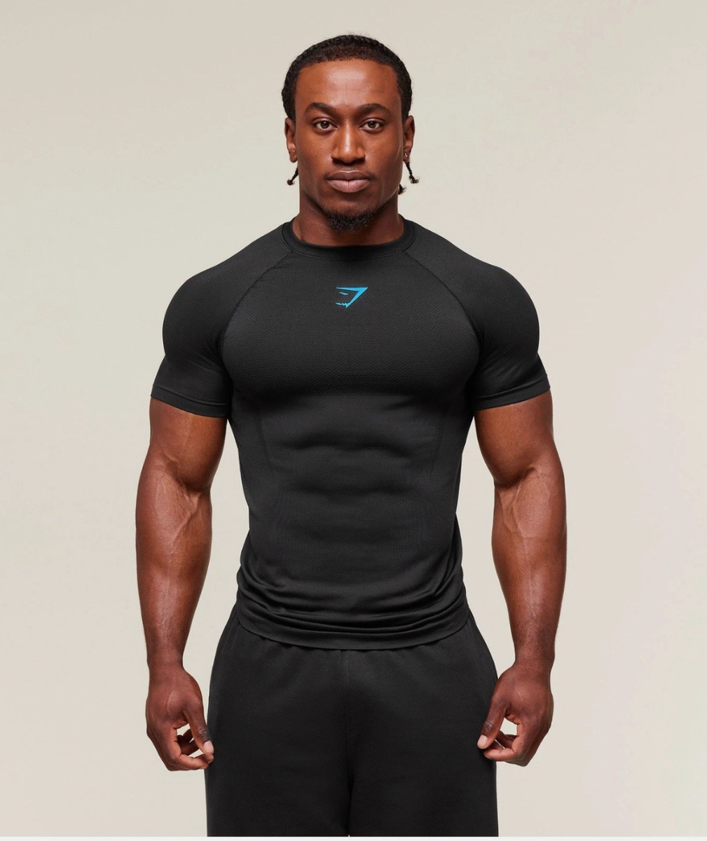Gymshark Onyx v5 Seamless T-Shirt - XXXL - Black *IN-HAND* ✓ US