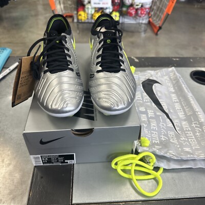 NIKE LEGEND 10 ELITE FG METALLIC SILVER DV4328 001 MAD PACK | eBay